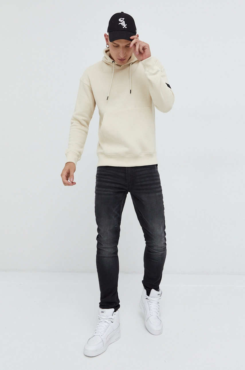 

Кофта Jack & Jones Jcoclassic мужская цвет бежевый однотонная