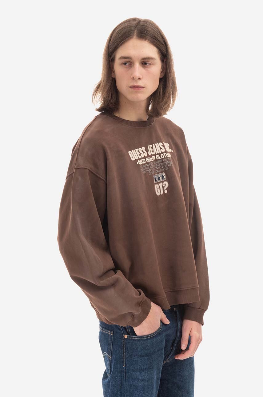 Βαμβακερή μπλούζα Guess φωτογραφία