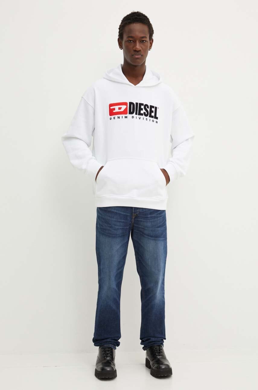 Bavlněná mikina Diesel S-BOXT-HOOD-DIV