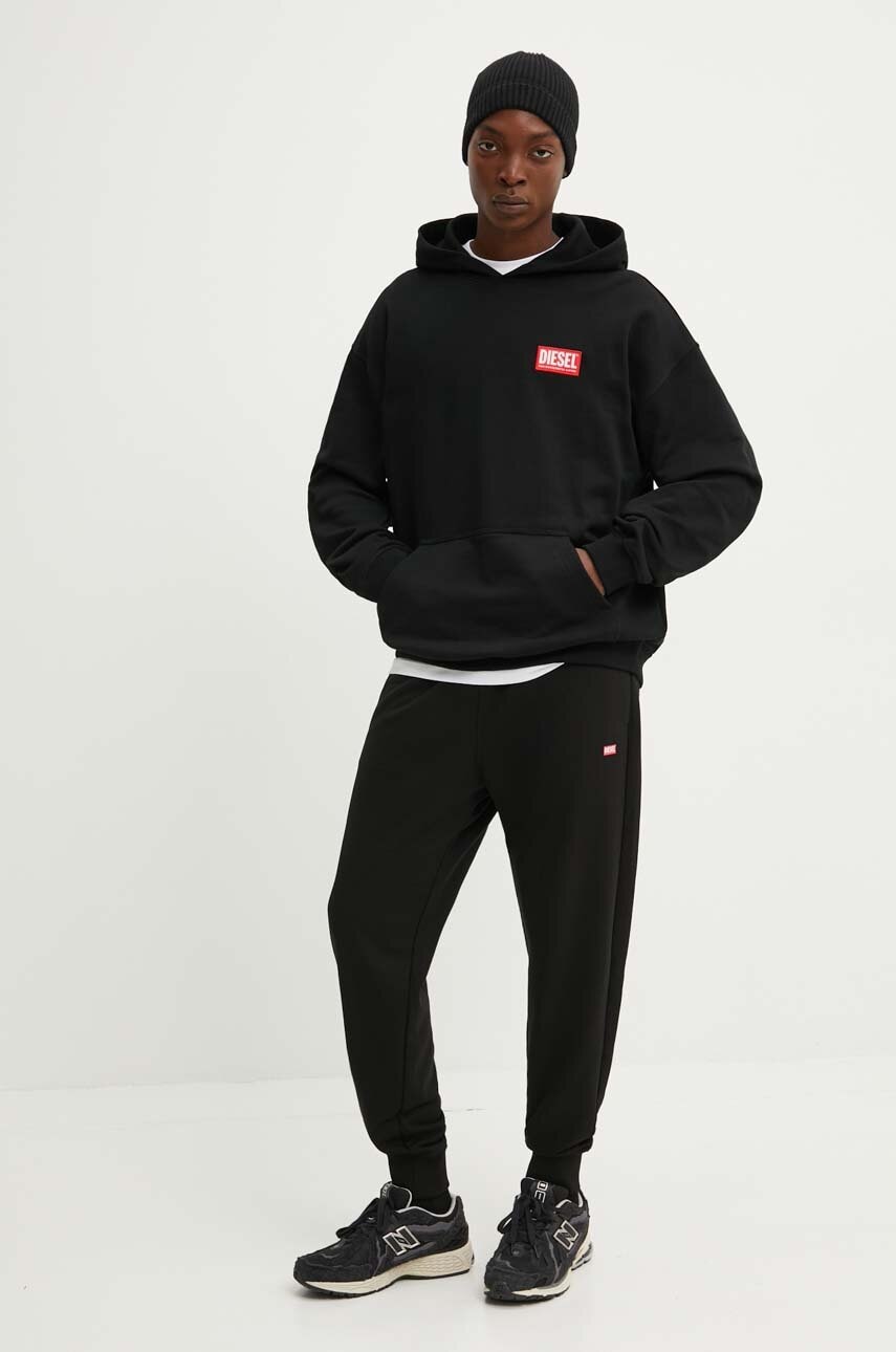 Bavlněná mikina Diesel S-BOXT-HOOD-LAB