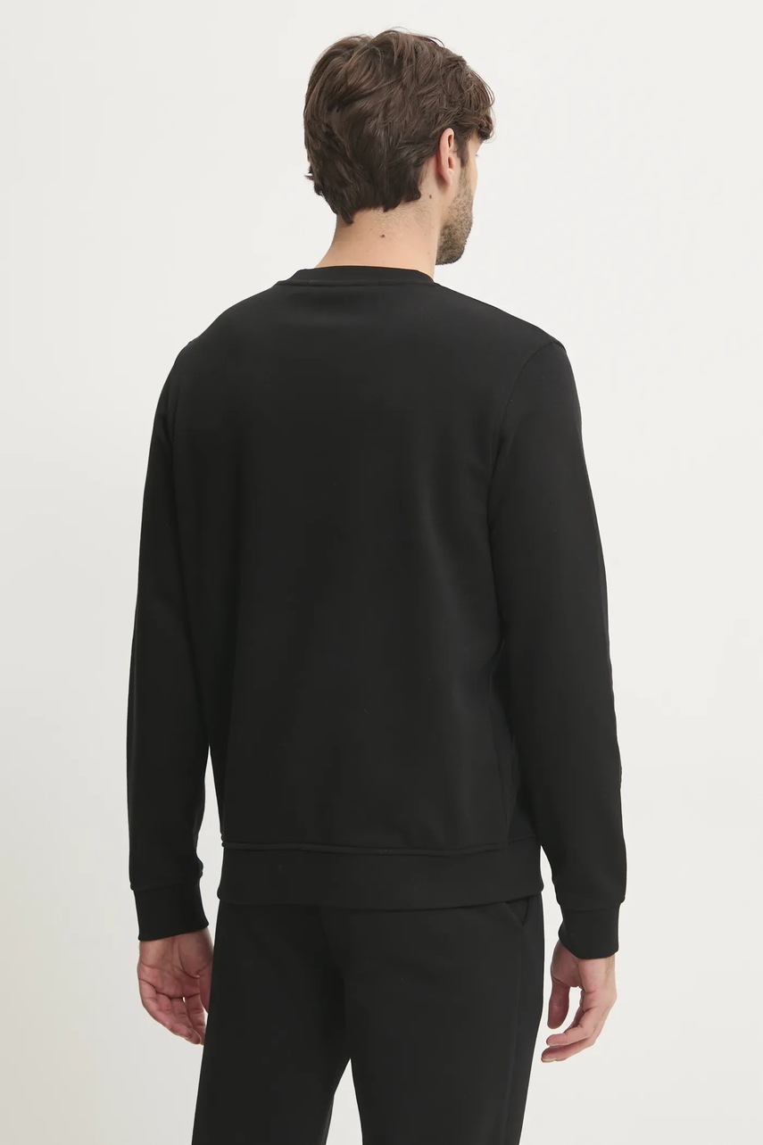 Кофта Karl Lagerfeld чоловіча колір чорний з аплікацією 500900.705710 