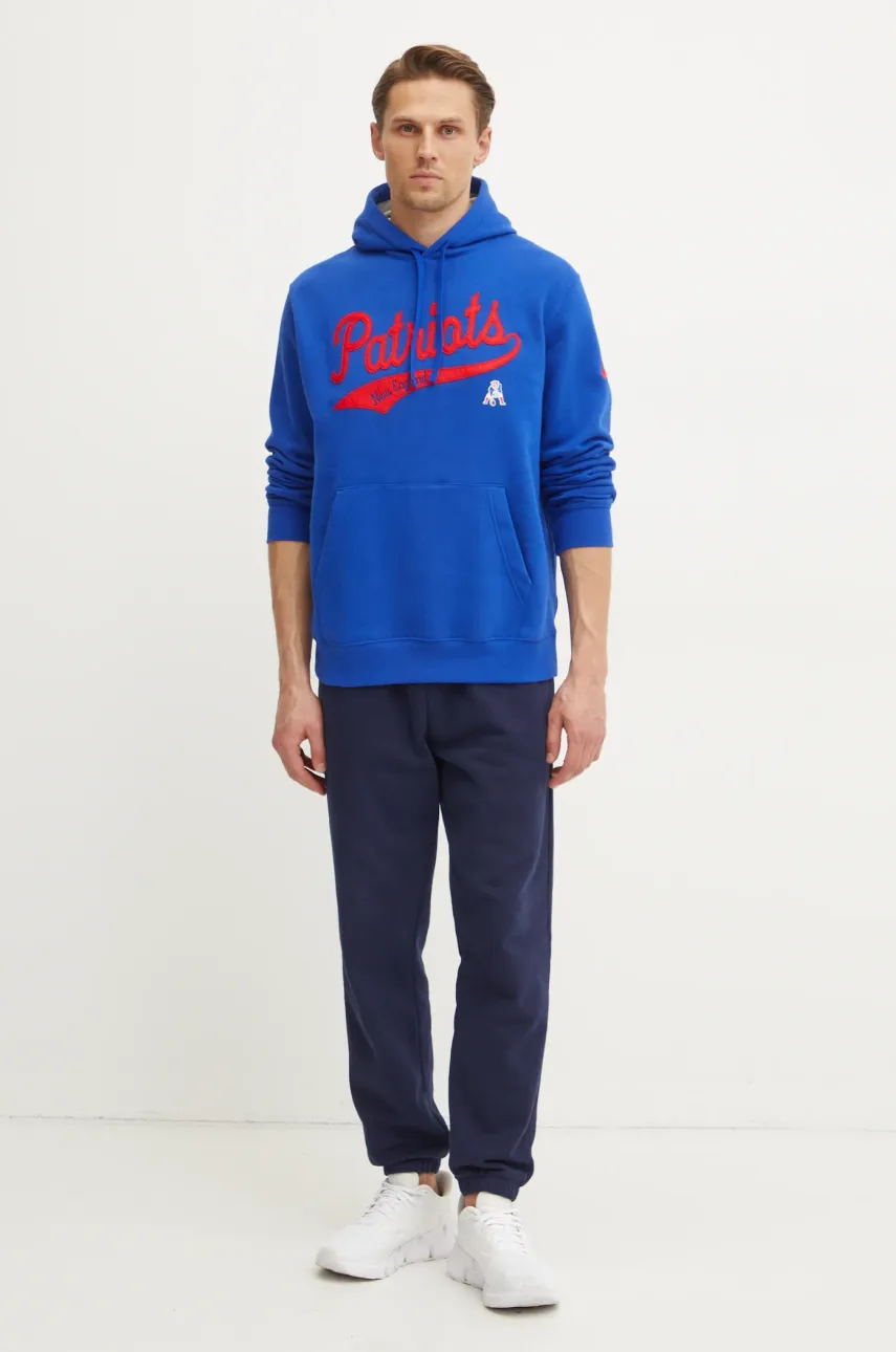 Кофта Nike New England Patriots мужская цвет фиолетовый с капюшоном с аппликацией 2KDK-067P-8KV-V7Q Кофта Nike New England Patriots мужская цвет фиолетовый с капюшоном с аппликацией 2KDK-067P-8KV-V7Q