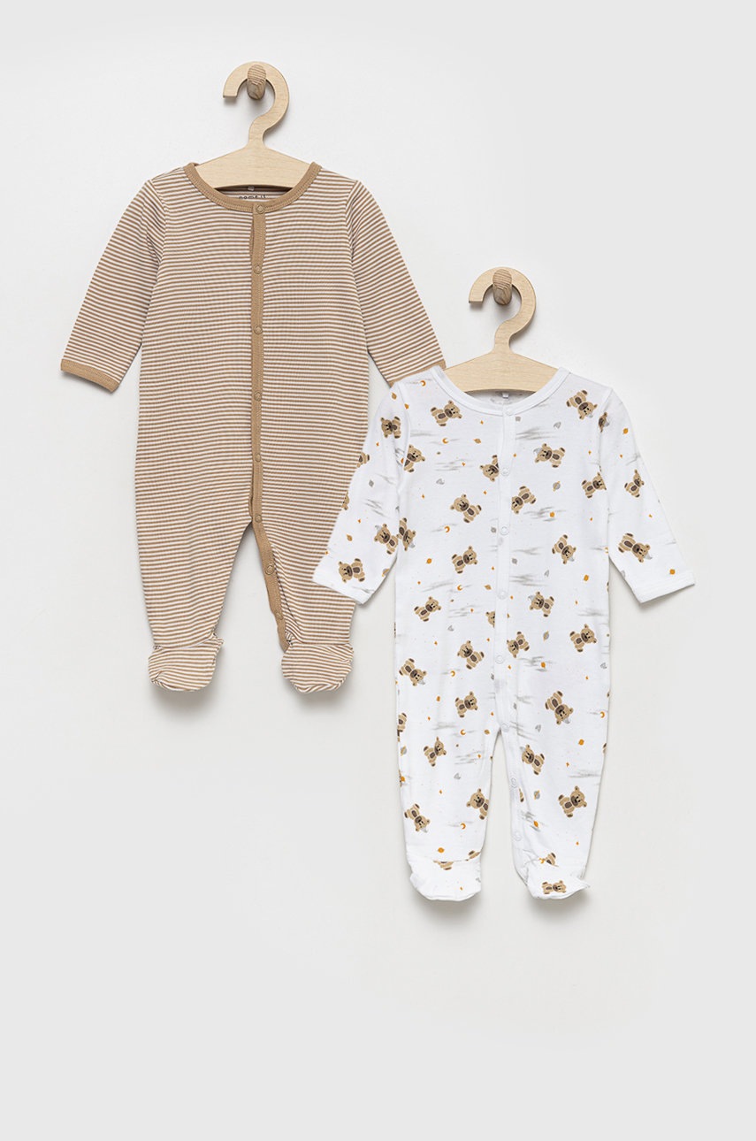 

Name it Бебешки памучни ританки (2 броя), Бежов