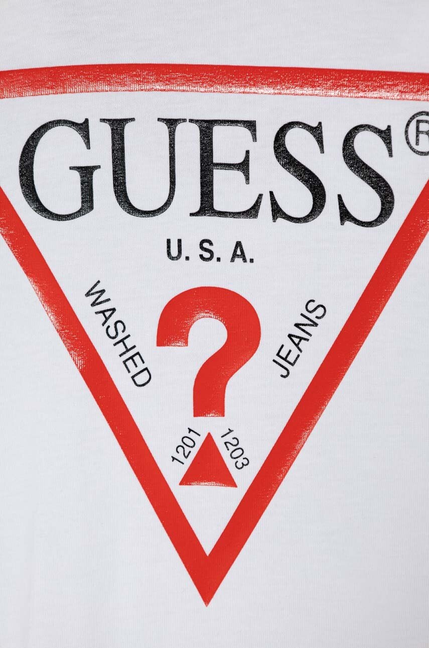 Dětská bavlněná košile s dlouhým rukávem Guess (obrázek 3)