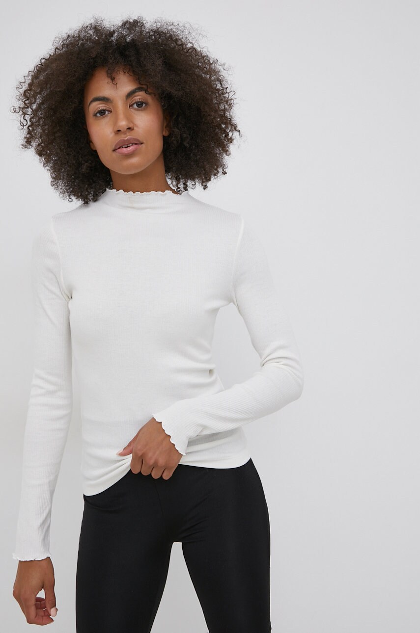 

Лонгслив Vero Moda женский цвет белый
