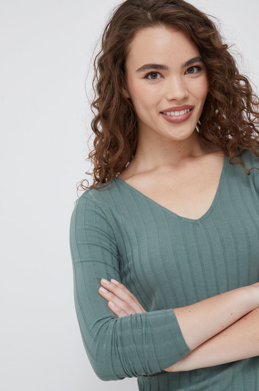 

Блуза с дълги ръкави Vero Moda в зелено, Зелен
