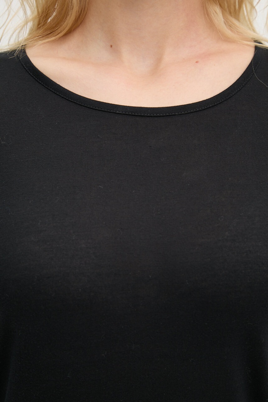 Longsleeve Marc O'Polo χρώμα: μαύρο, M08202852443 φωτογραφία