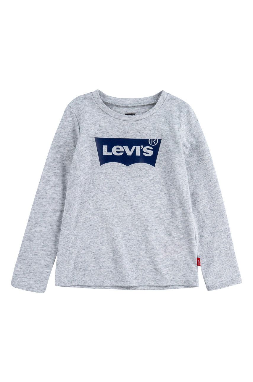 Levi's Longsleeve dziecięcy kolor szary