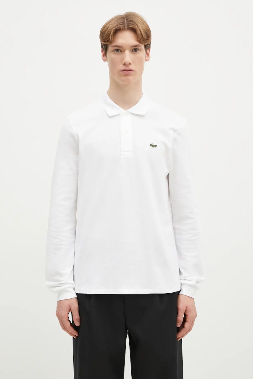 Lacoste longsleeve męski bawełniany