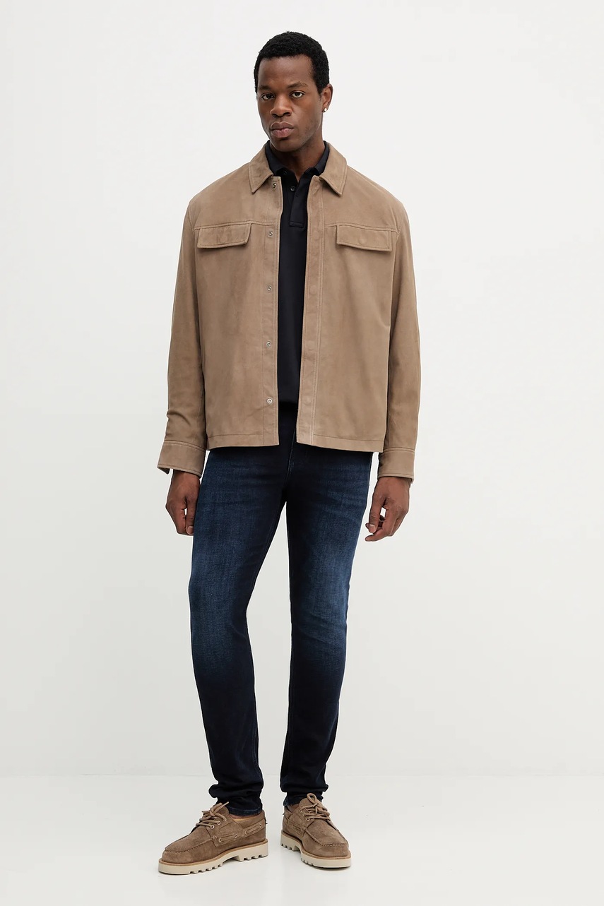 Лонгслив Armani Exchange цвет синий однотонный XM001288 AF17321