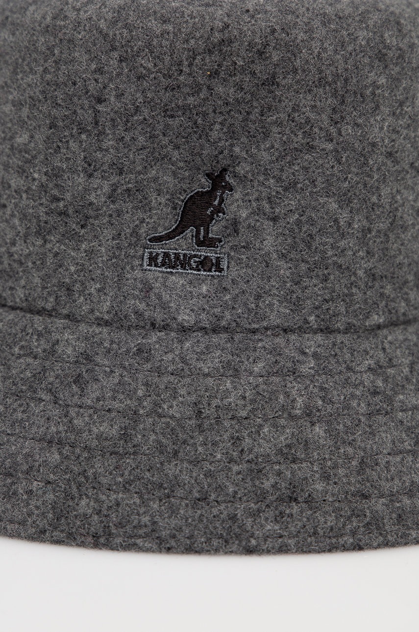 

Вовняний капелюх Kangol колір сірий вовна