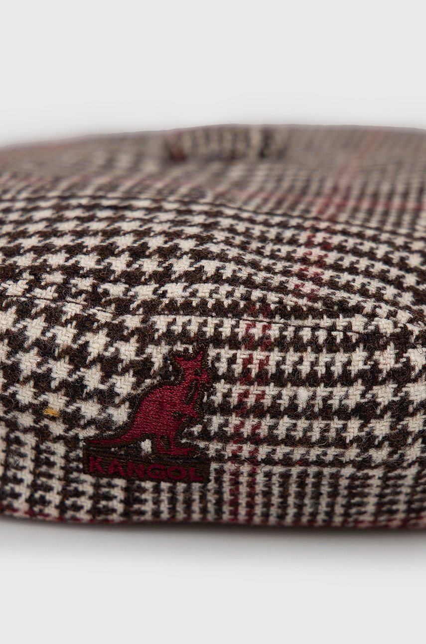 

Берет з домішкою вовни Kangol колір коричневий