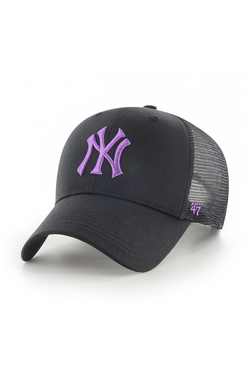47brand șapcă New York Yankees culoarea negru, cu imprimeu