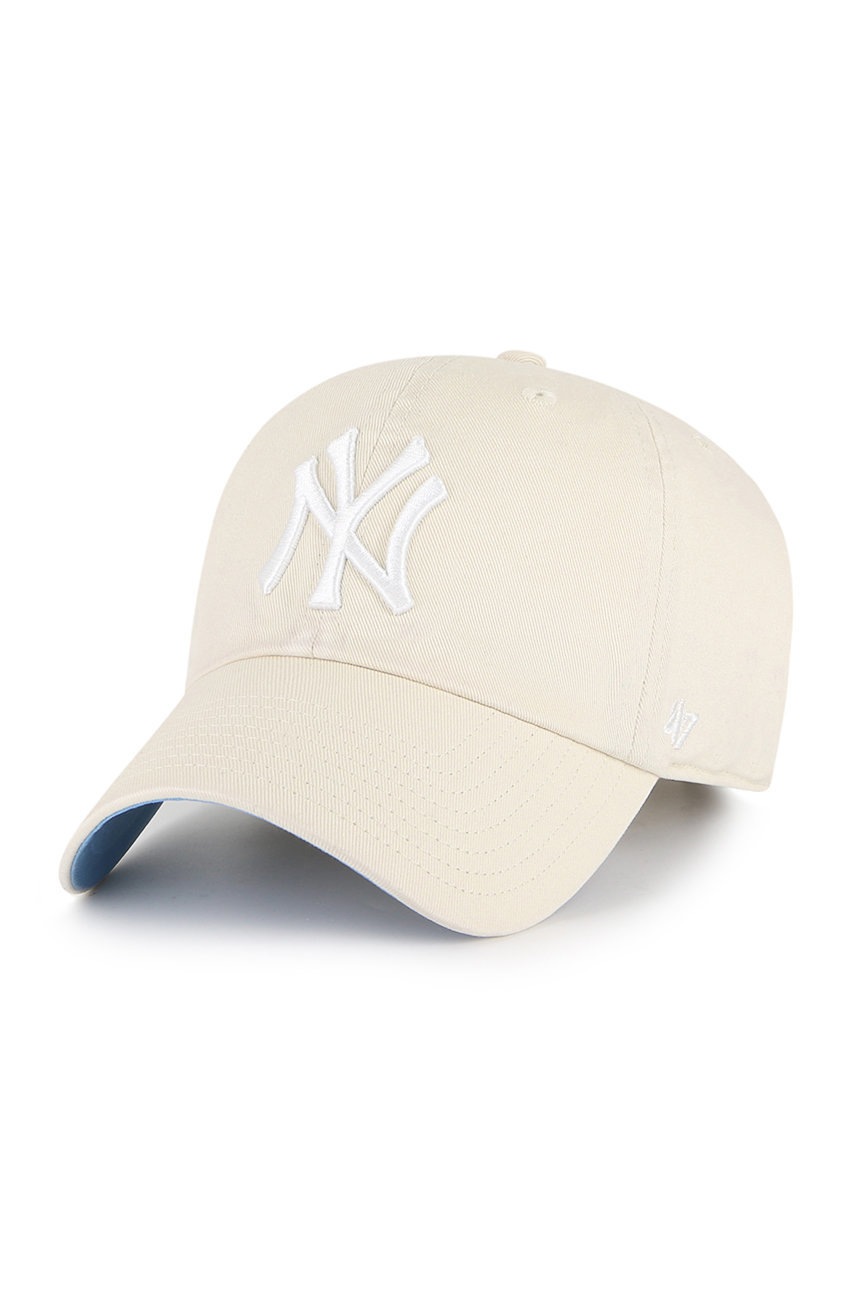 

Шапка 47brand New York Yankees в розово с апликация, Розов