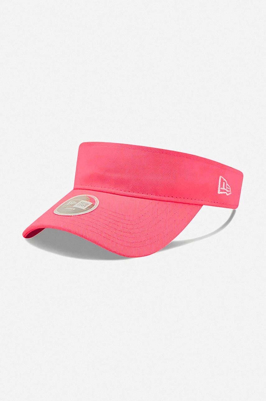 New Era șapcă cozoroc Visior culoarea roz, uni 60240378-pink