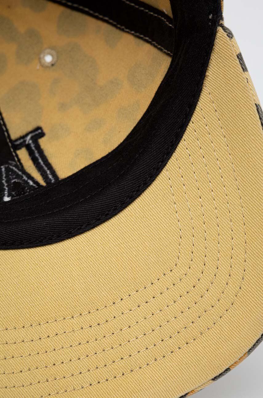 47brand șapcă De Baseball Din Bumbac MLB Los Angeles Dodgers Culoarea Bej, Cu Imprimeu