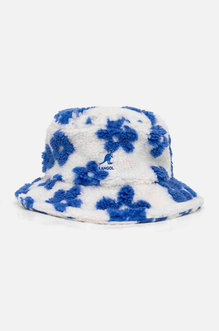 Kangol palarie FLORAL FLEECE culoarea alb, K5422.WB122 Kangol palarie FLORAL FLEECE culoarea alb, K5422.WB122
