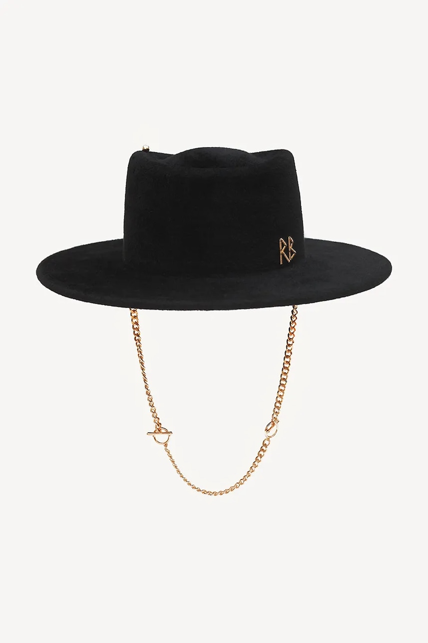 Ruslan Baginskiy palarie culoarea negru, GMB033-F-PRS-CHA-RB Ruslan Baginskiy palarie culoarea negru, GMB033-F-PRS-CHA-RB