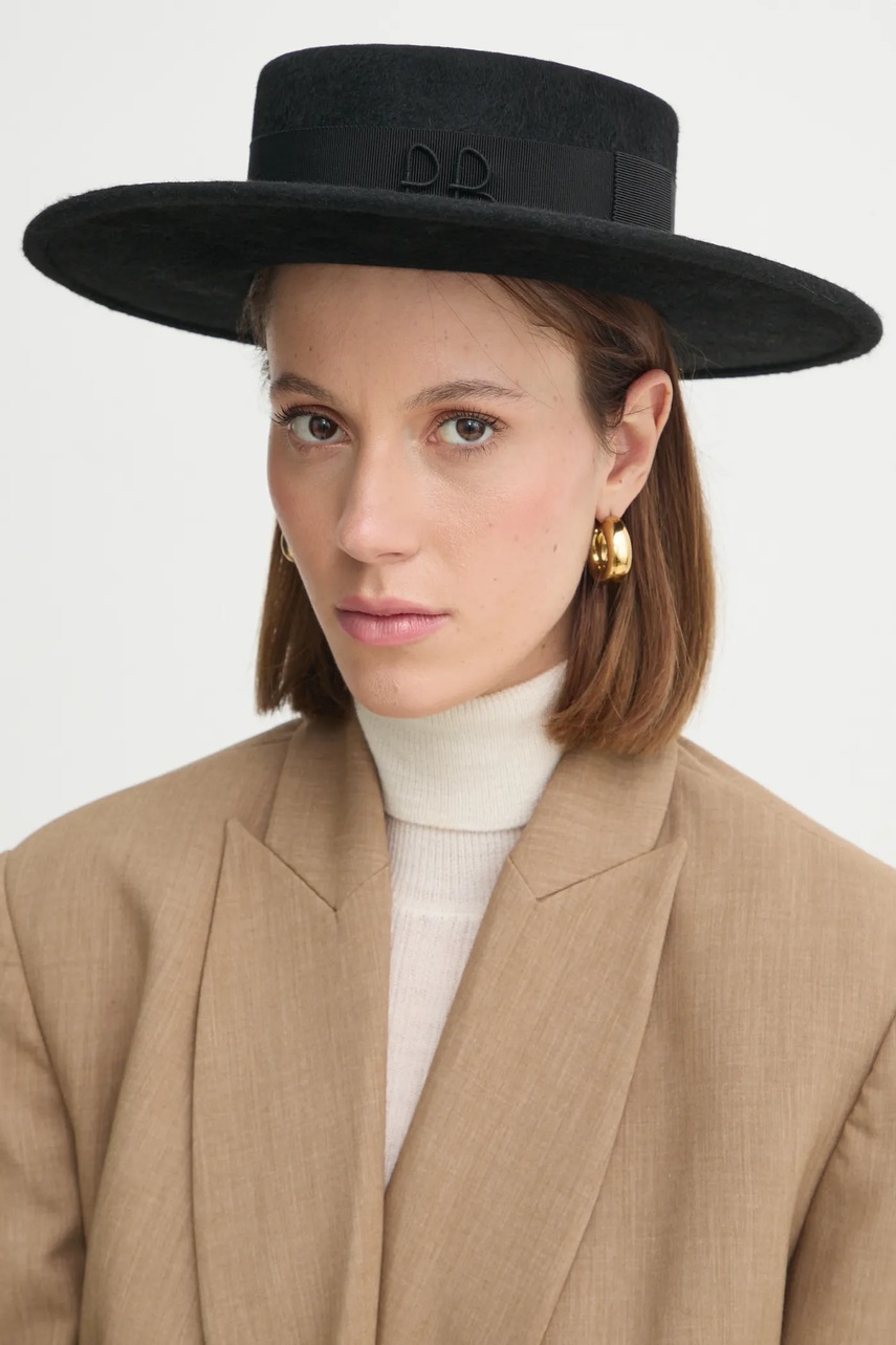 Καπέλο Ruslan Baginskiy χρώμα: μαύρο, CNT033-F φωτογραφία