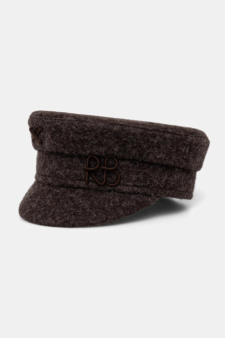 Κασκέτα Ruslan Baginskiy χρώμα: καφέ, KPC09-A-MLJ-WRB φωτογραφία