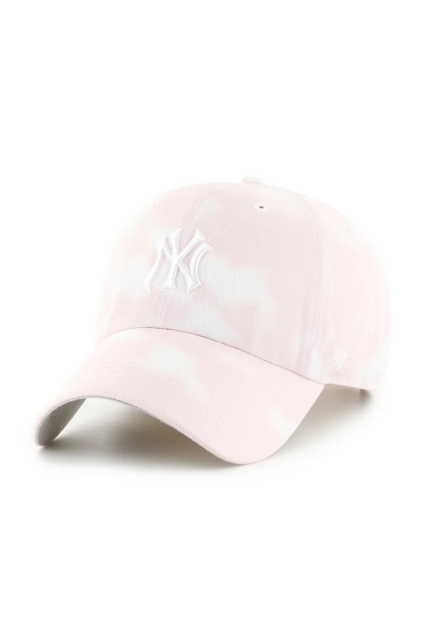 47 brand căciulă MLB New York Yankees culoarea roz, uni, B-ITCCU17PTS-PK