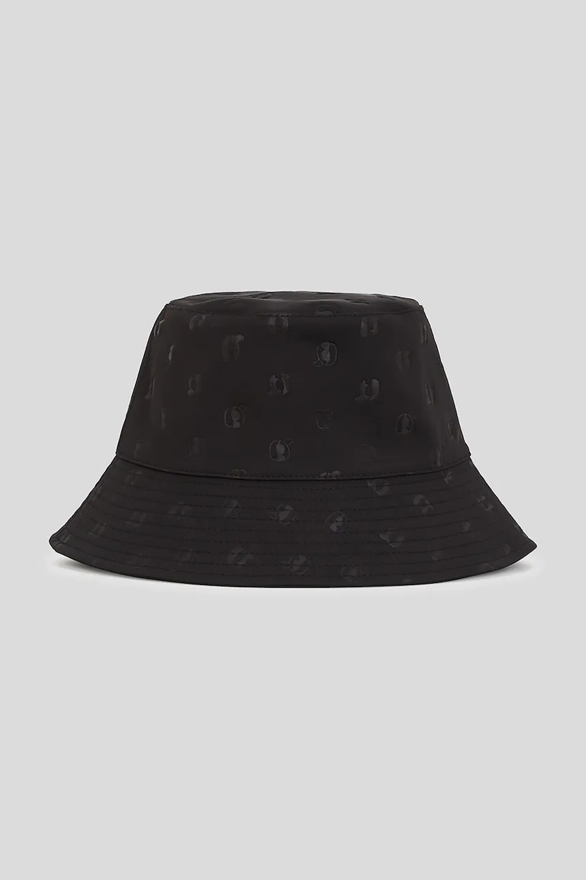 Karl Lagerfeld palarie culoarea negru, bumbac, A3W33060