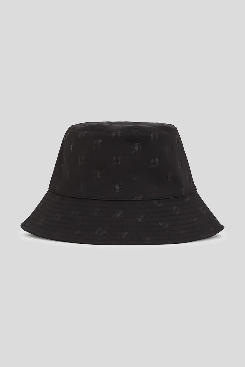 Karl Lagerfeld palarie culoarea negru, bumbac, A3W33060