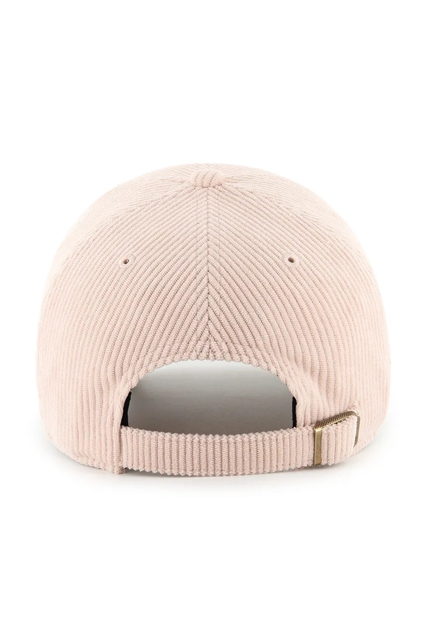 Вельветовая кепка 47 brand MLB Los Angeles Dodgers цвет розовый B-THCBR12EWS-PK