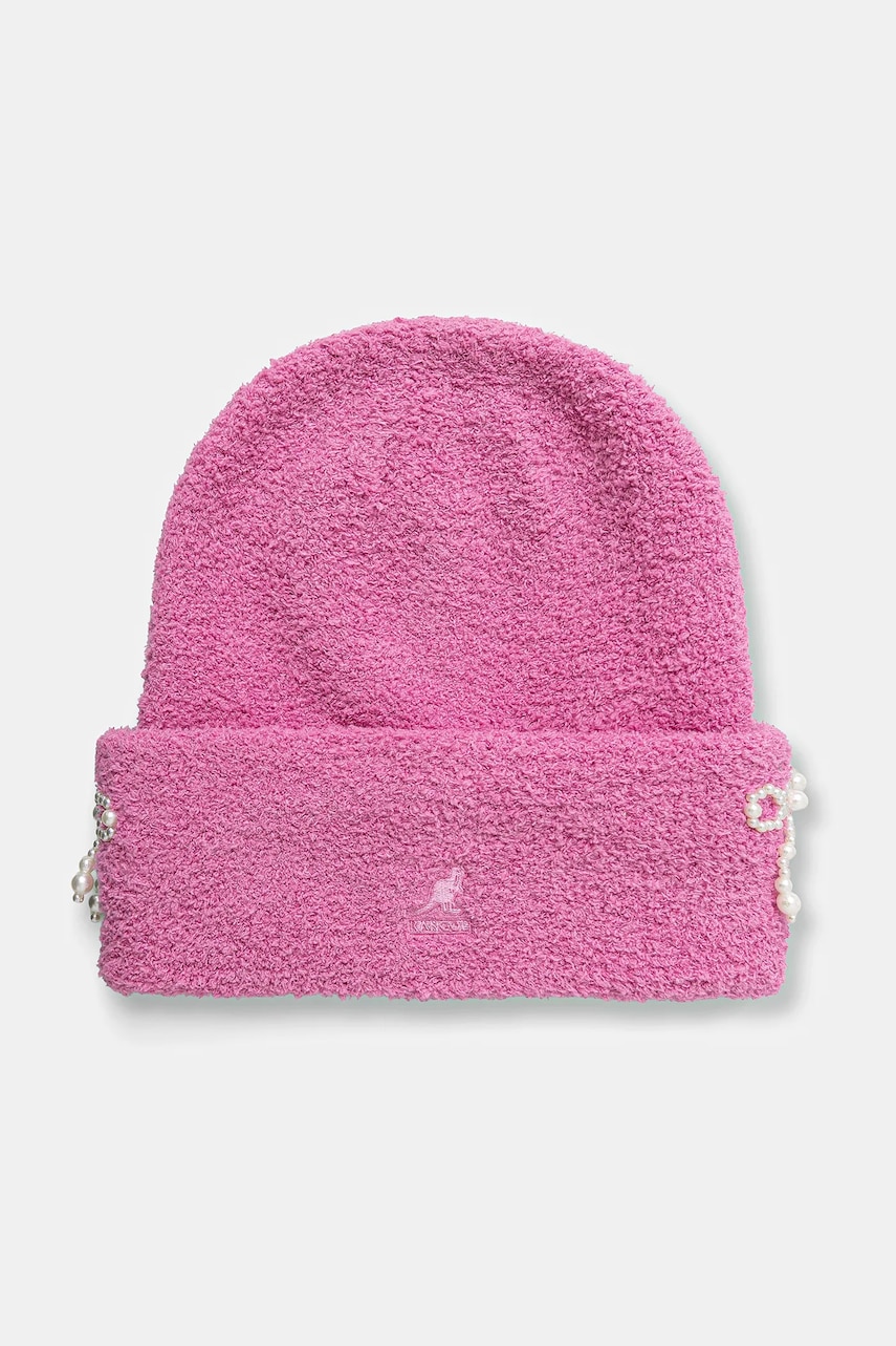 Kangol căciulă PEARL BEANIE culoarea roz, K3794.PP692