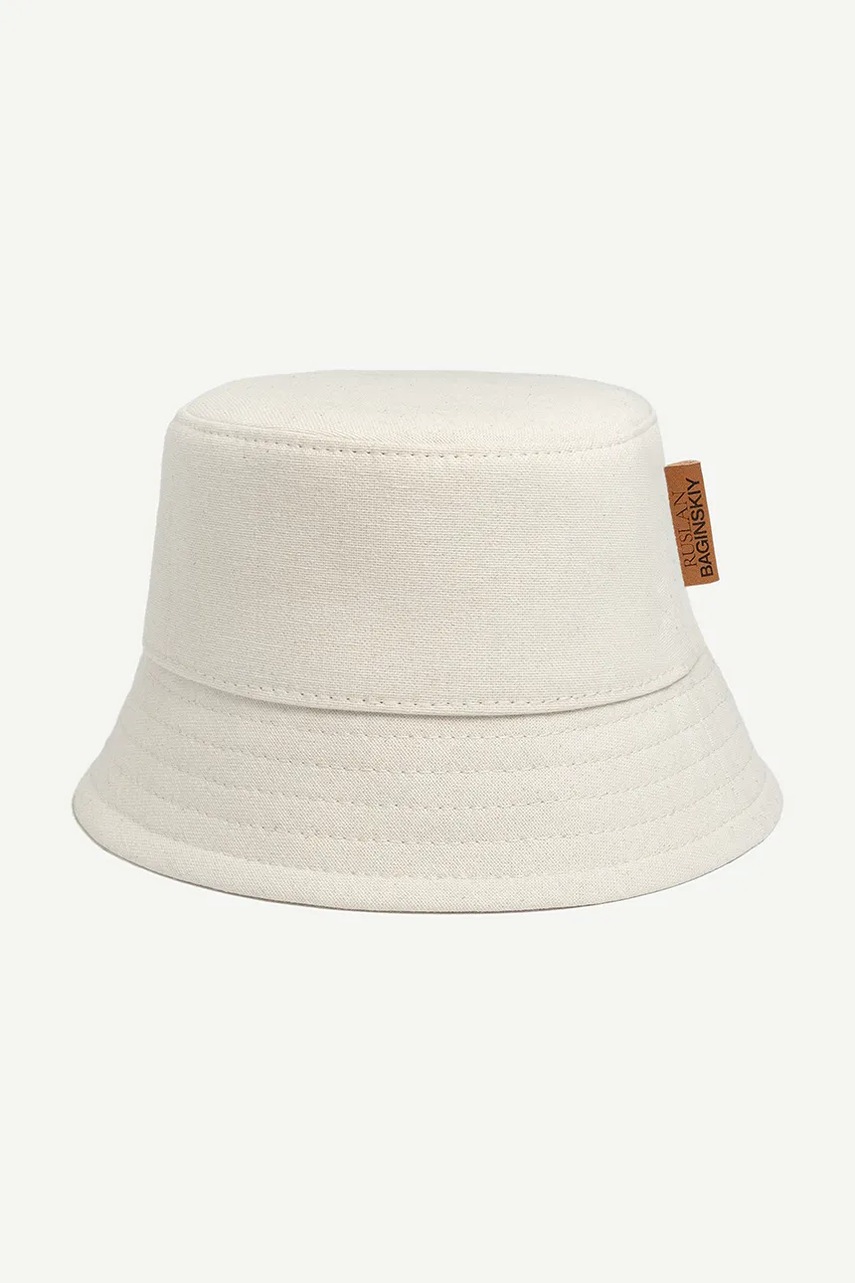Bavlnený klobúk Ruslan Baginskiy Ruslan Baginskiy Logo Patch Bucket Hat