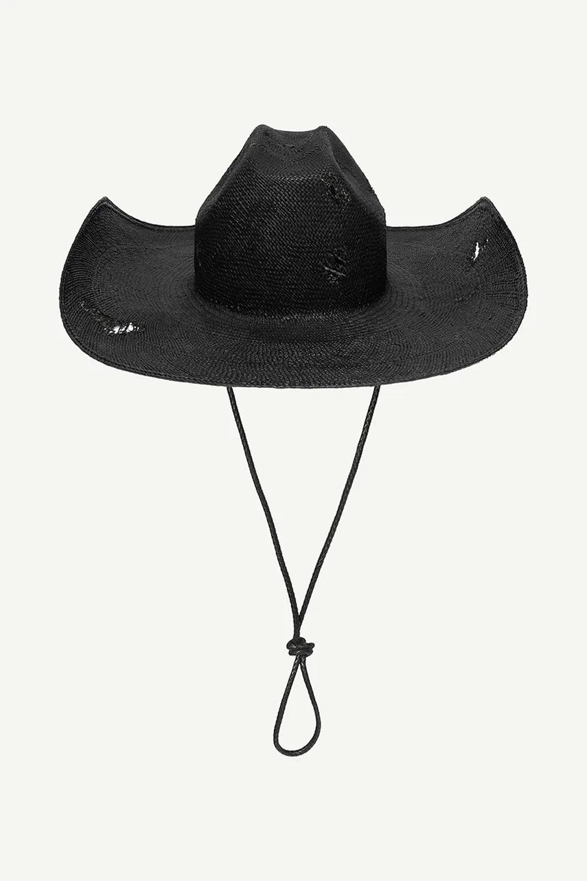 Klobúk Ruslan Baginskiy Ruslan Baginskiy Cowboy Hat with Leather Trim
