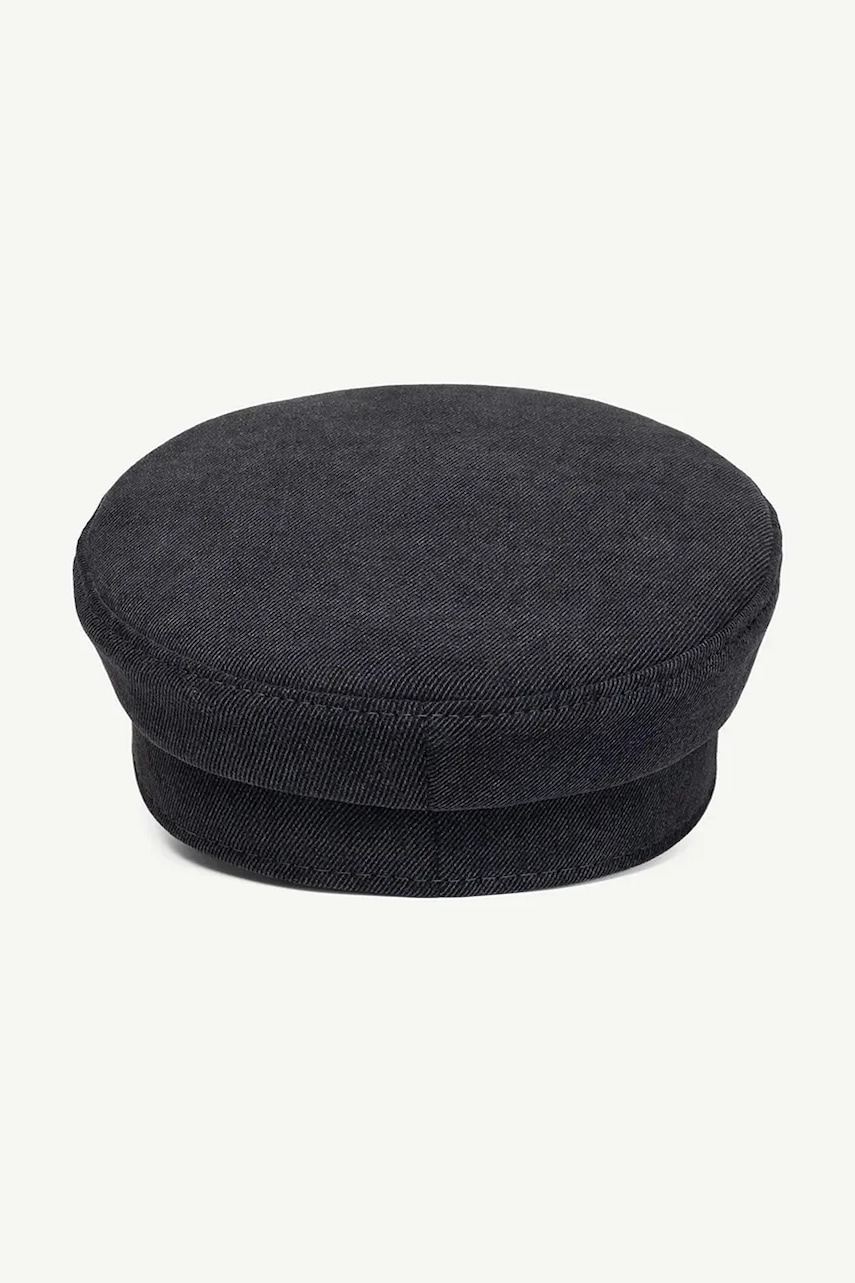 RUSLAN BAGINSKIY čiapka dámska rifľová Distressed Denim Baker Boy Cap