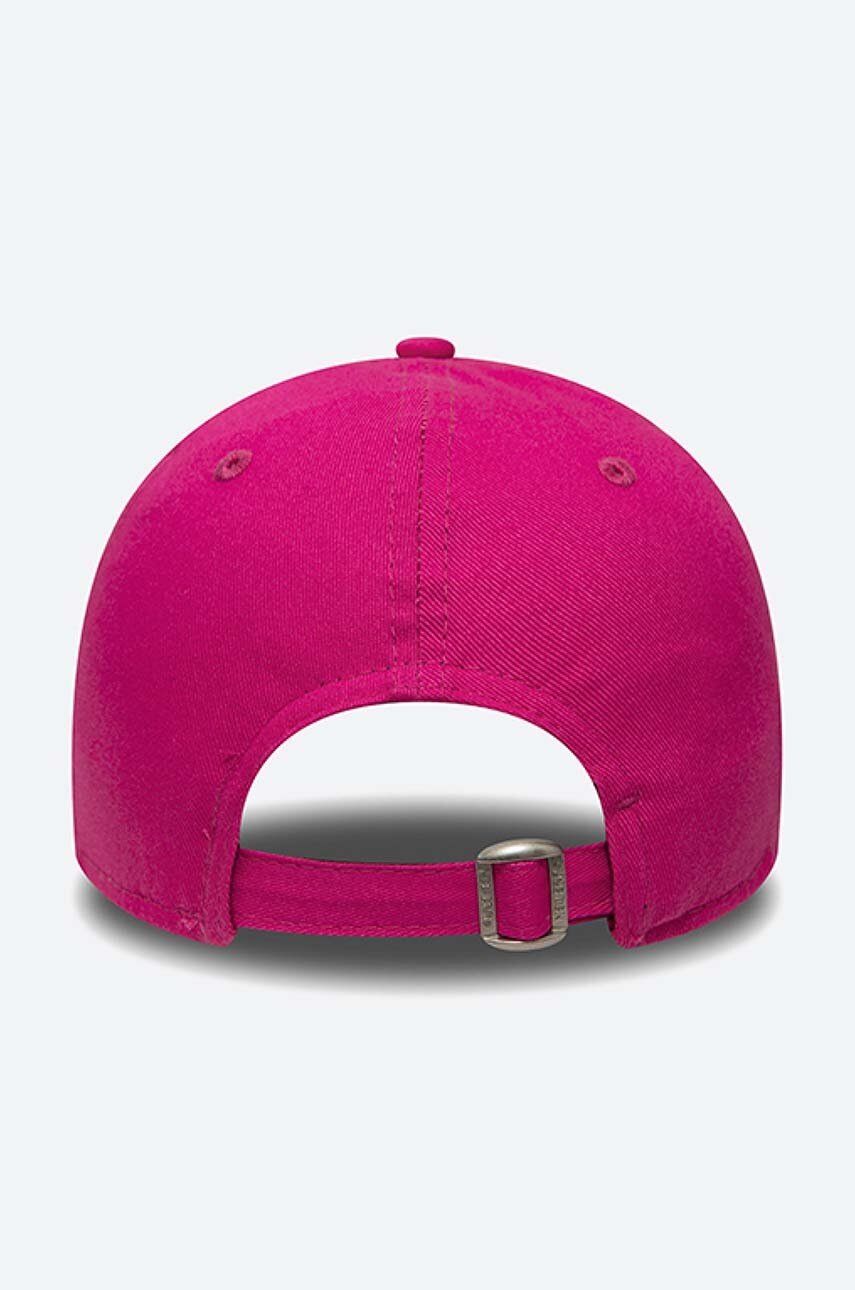 Шапка New Era цвет розовый с аппликацией
