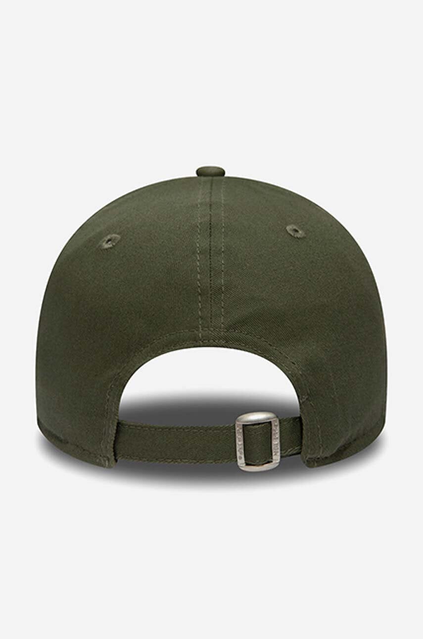 Хлопковая кепка New Era цвет зелёный с аппликацией Хлопковая кепка New Era цвет зелёный с аппликацией