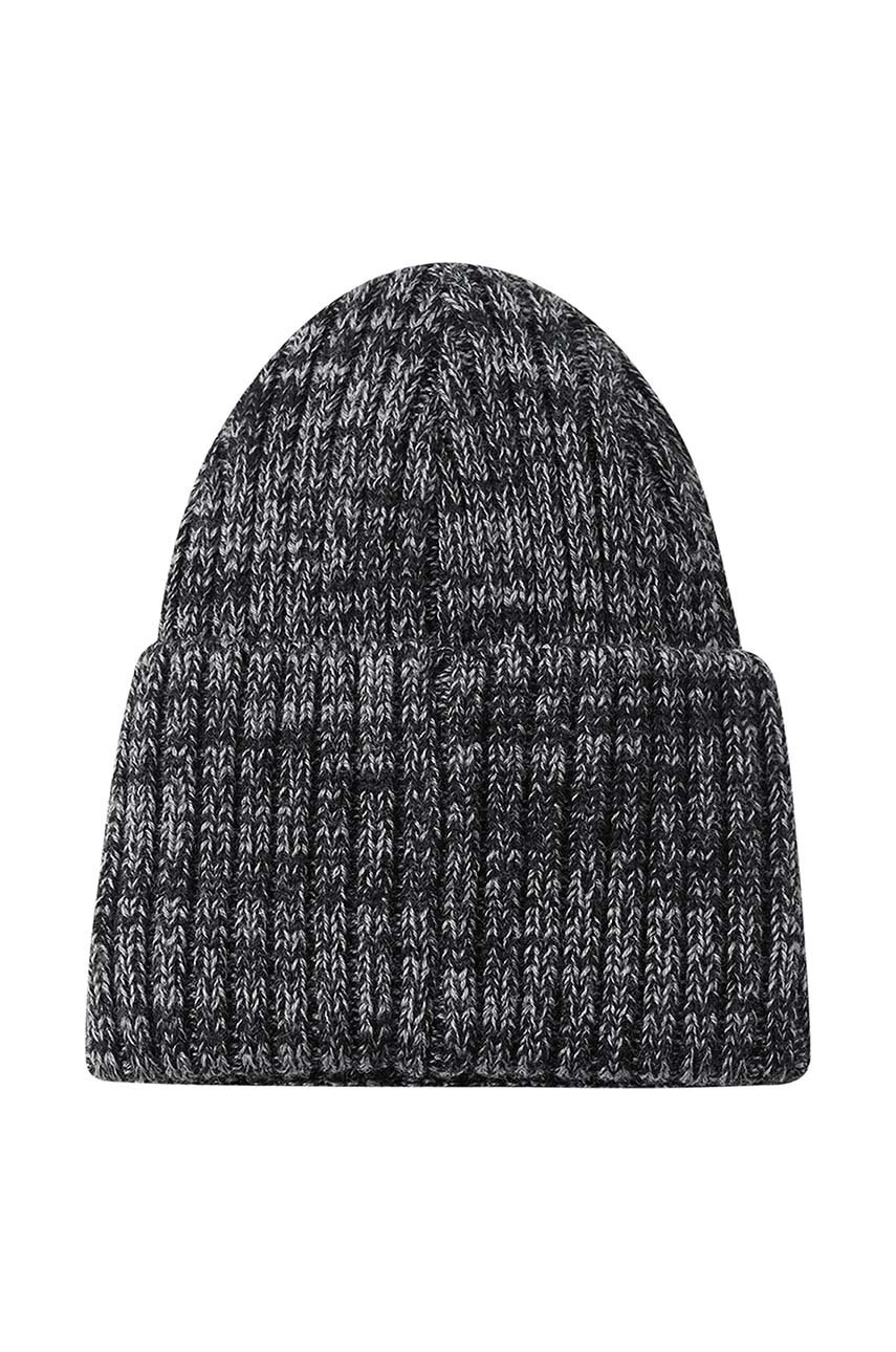 Детская хлопковая шапочка Reima Villaisa цвет чёрный из тонкого трикотажа шерсть 5300282A Детская хлопковая шапочка Reima Villaisa цвет чёрный из тонкого трикотажа шерсть 5300282A