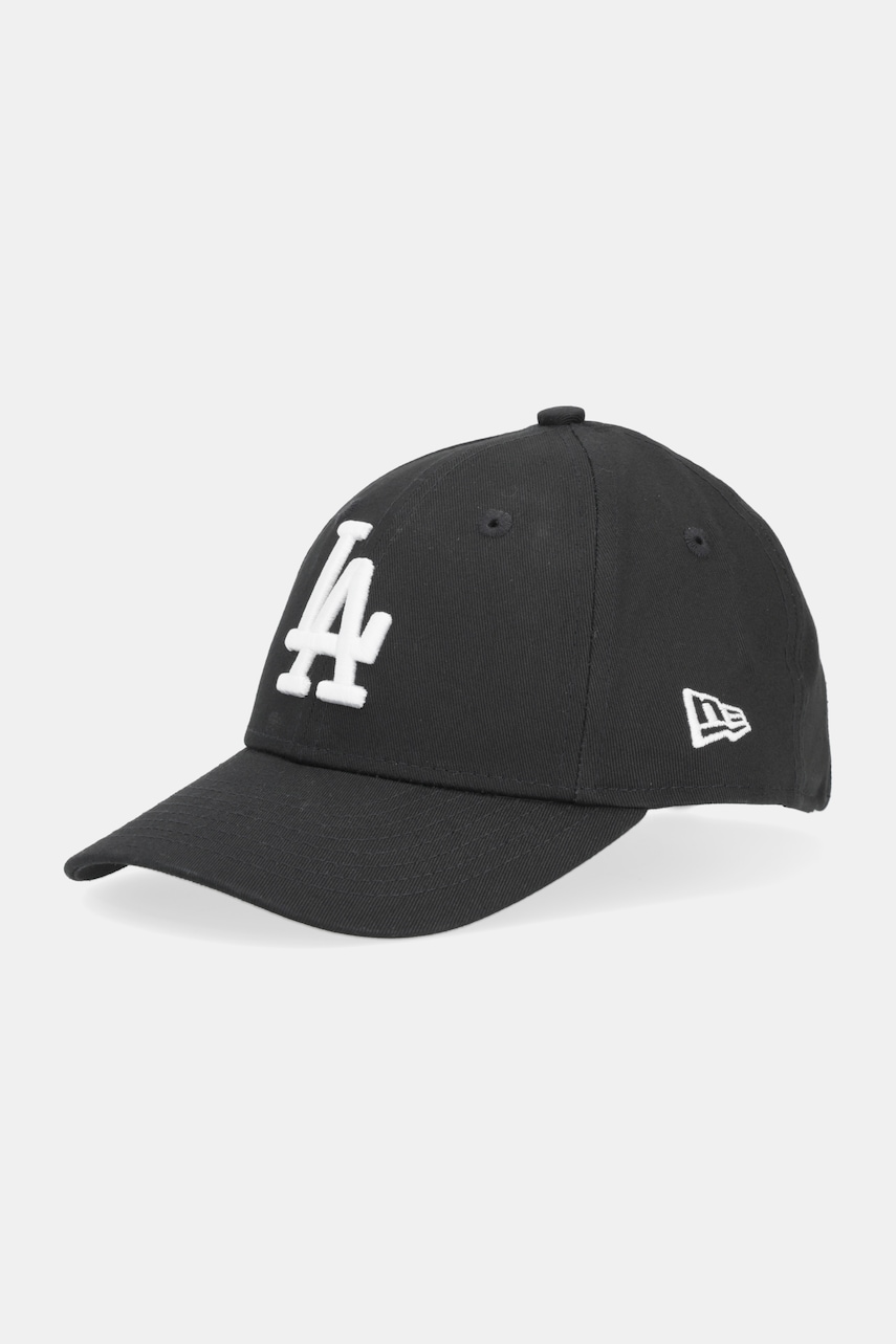 Детская хлопковая кепка New Era LOS ANGELES DODGERS цвет чёрный с аппликацией 12745562 Детская хлопковая кепка New Era LOS ANGELES DODGERS цвет чёрный с аппликацией 12745562