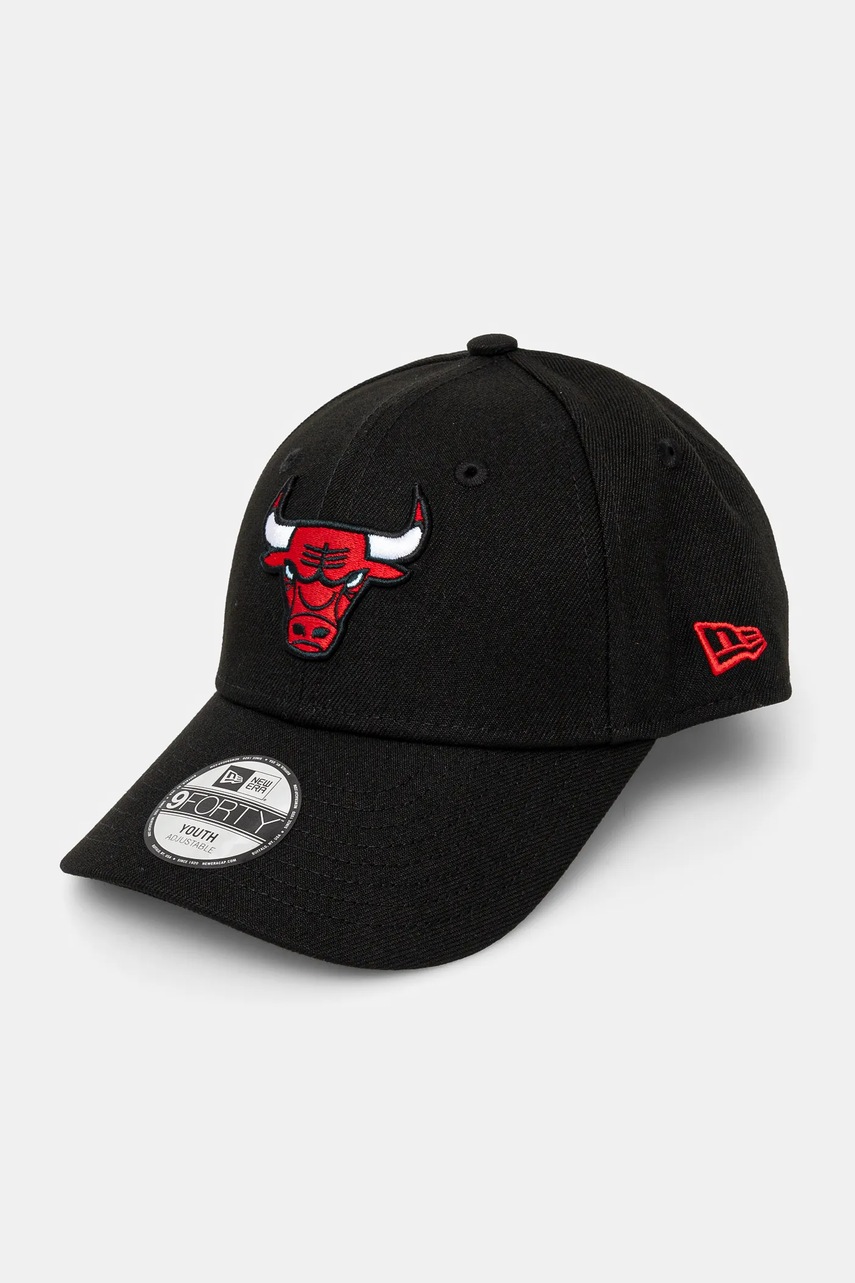 New Era șapcă de baseball pentru copii CHICAGO BULLS culoarea negru, cu imprimeu, 11405644