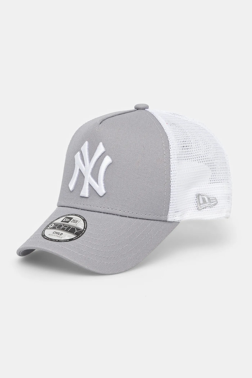 New Era sapca NEW YORK YANKEES culoarea gri, cu imprimeu, 12745565