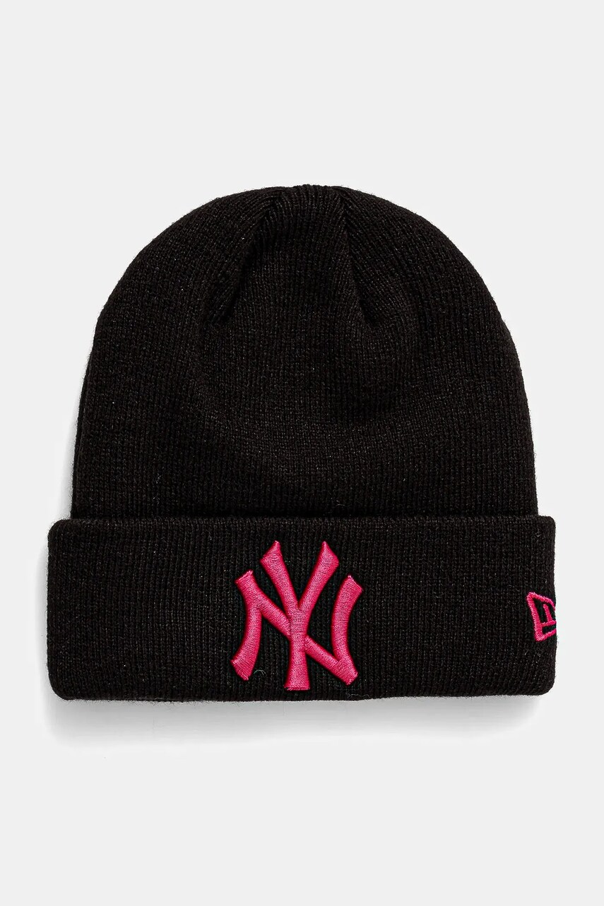 New Era caciula copii NEW YORK YANKEES culoarea negru, din tesatura neteda, 60565596