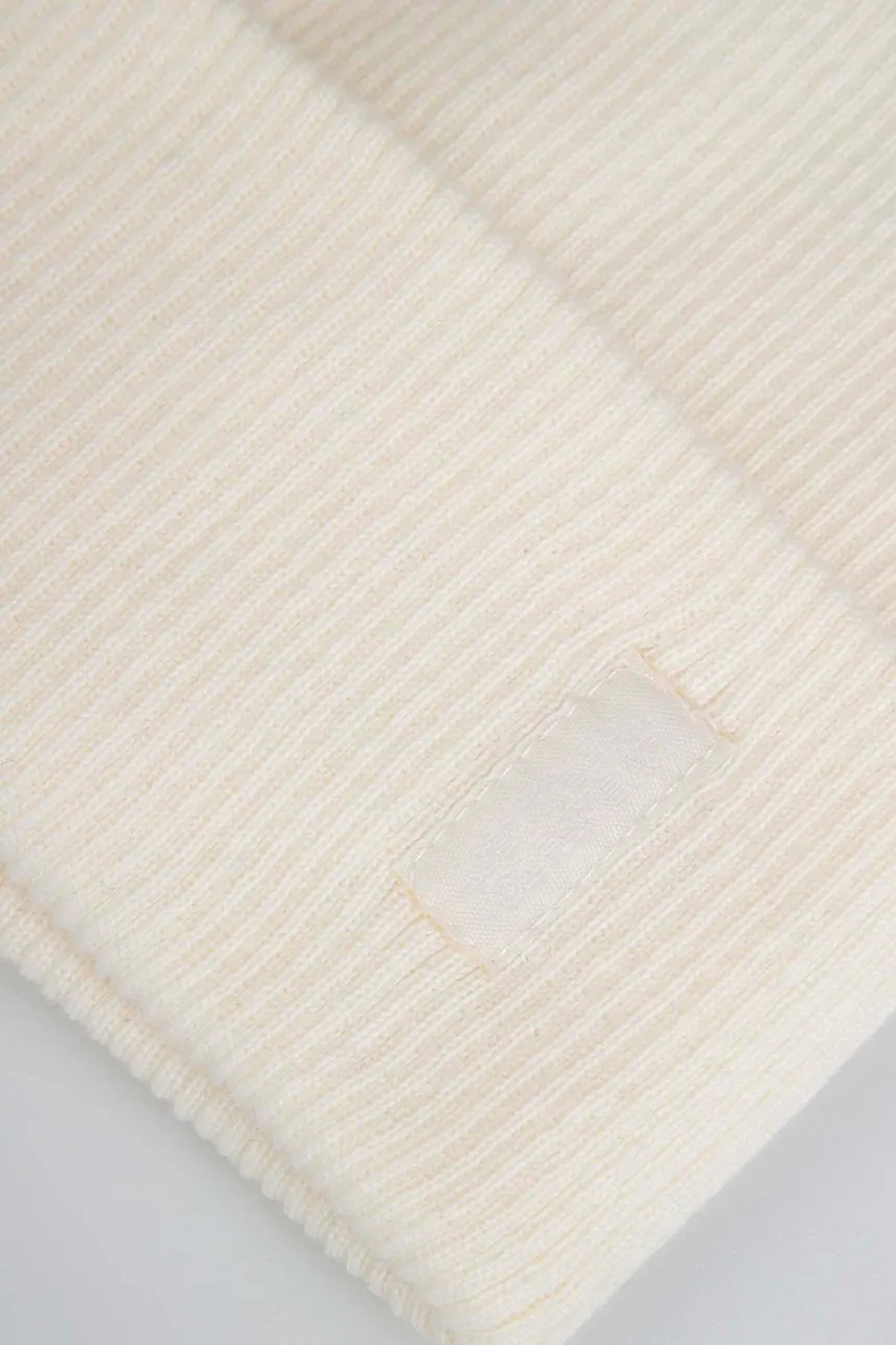 Детская шапка Coccodrillo цвет бежевый BASIC ACCESSORIES