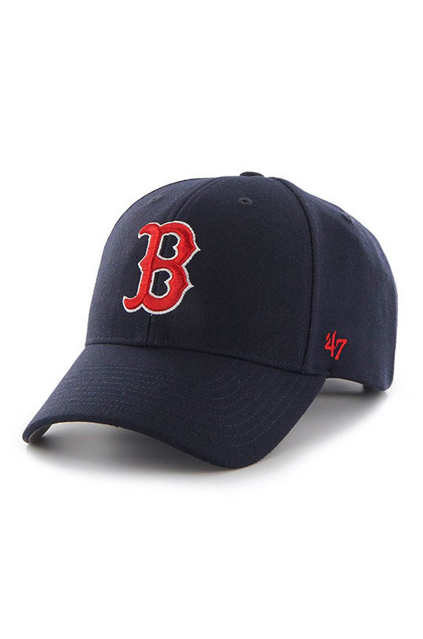 47brand - Čepice Boston Red Sox - námořnická modř - 100% Bavlna