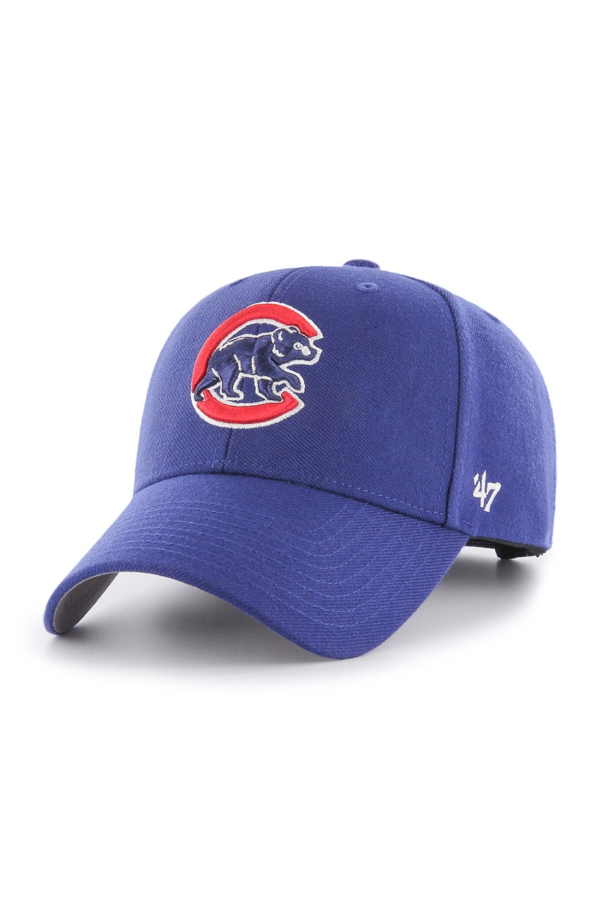 E-shop Čepice 47brand MLB Chicago Cubs tmavomodrá barva, s aplikací