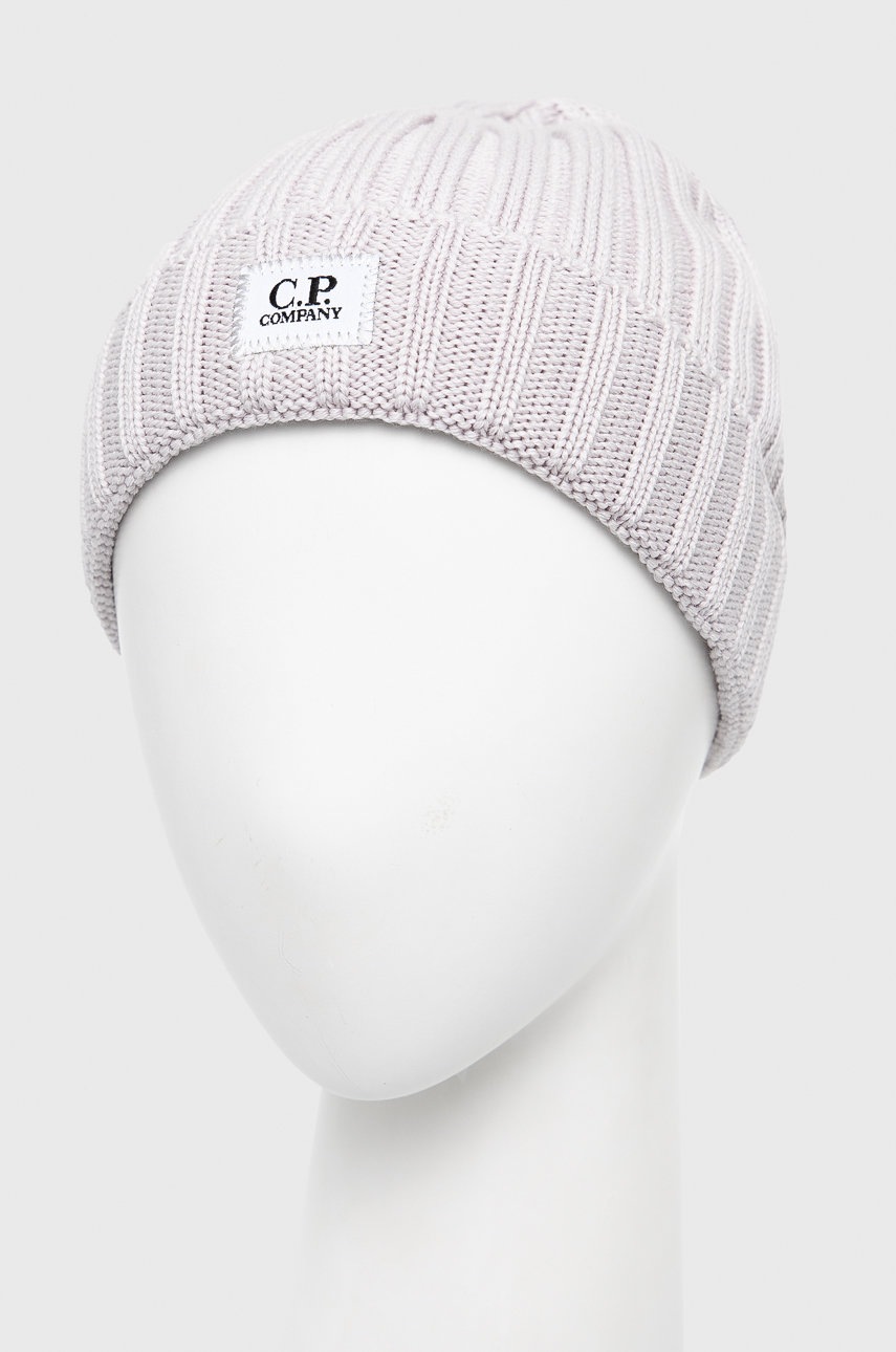 

Шерстяная шапка C.P. Company цвет жёлтый шерсть