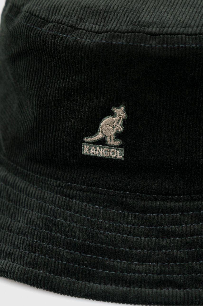 

Вельветовий капелюх Kangol колір зелений