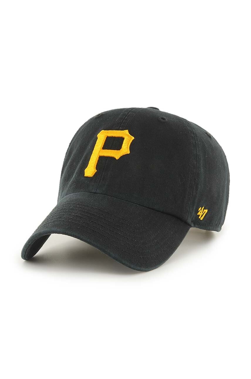 

Шапка 47 brand MLB Pittsburgh Pirates в черно с апликация B-RGW20GWS-BKD, Черен