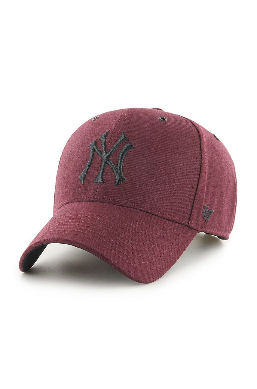 47brand Sapca Mlb New York Yankees Culoarea Violet, Cu Imprimeu