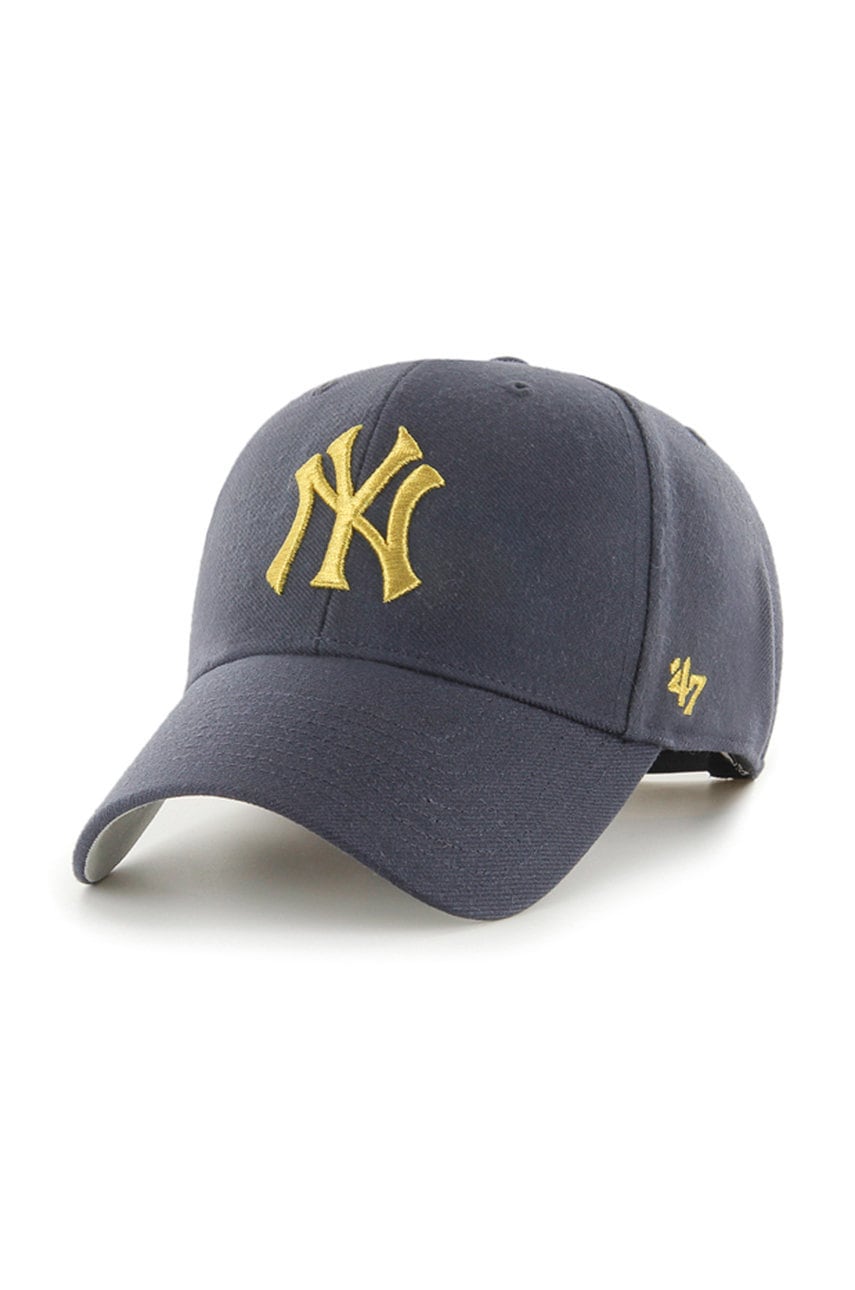 E-shop Čepice 47brand MLB New York Yankees tmavomodrá barva, s aplikací