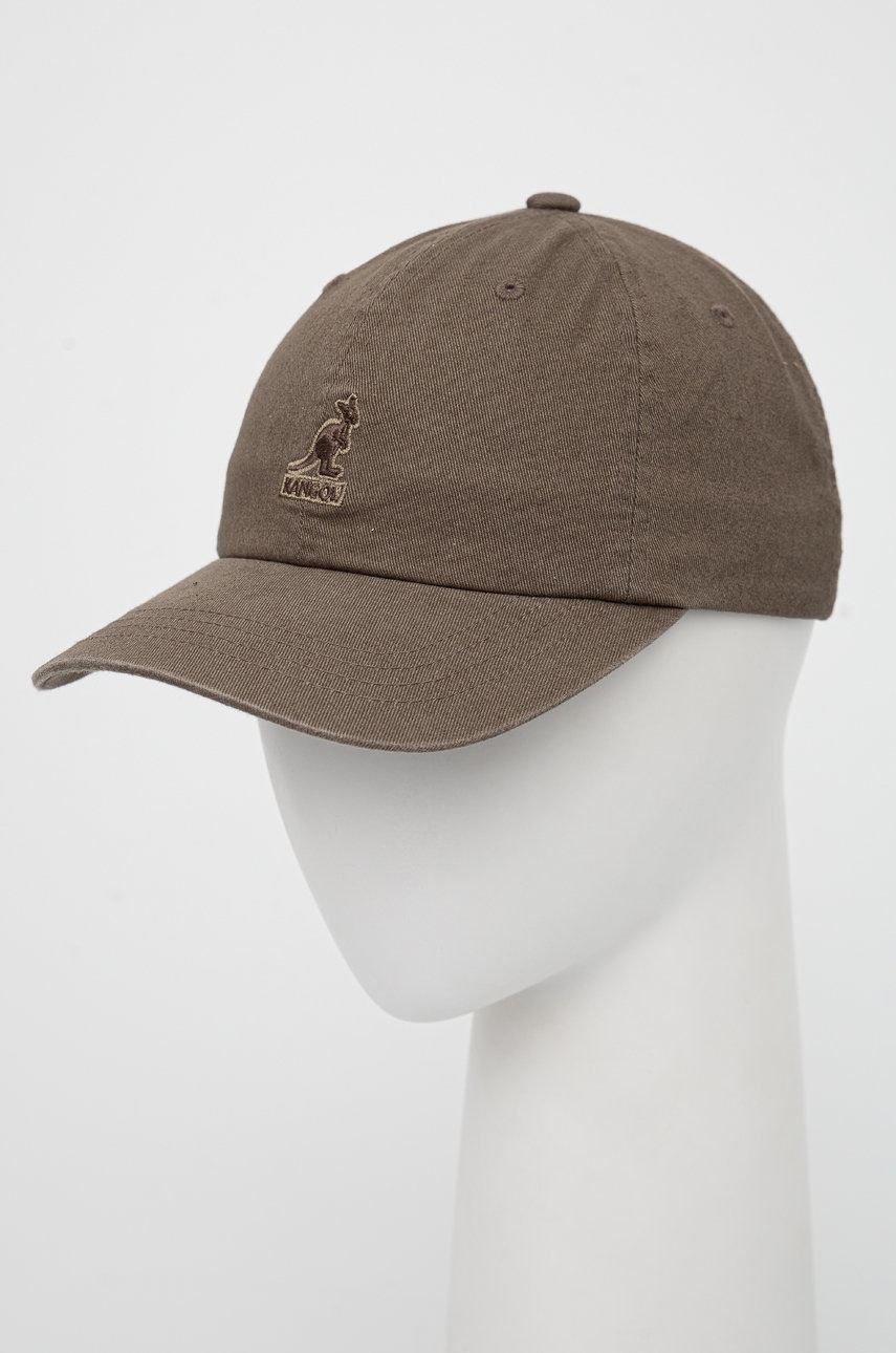 E-shop Bavlněná čepice Kangol zelená barva, s aplikací, K5165HT.SM094-SM094