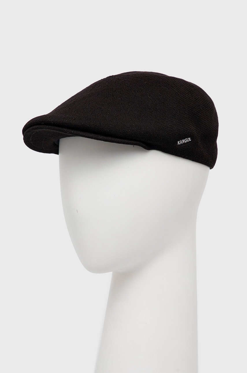 

Каскет Kangol в черно, Черен