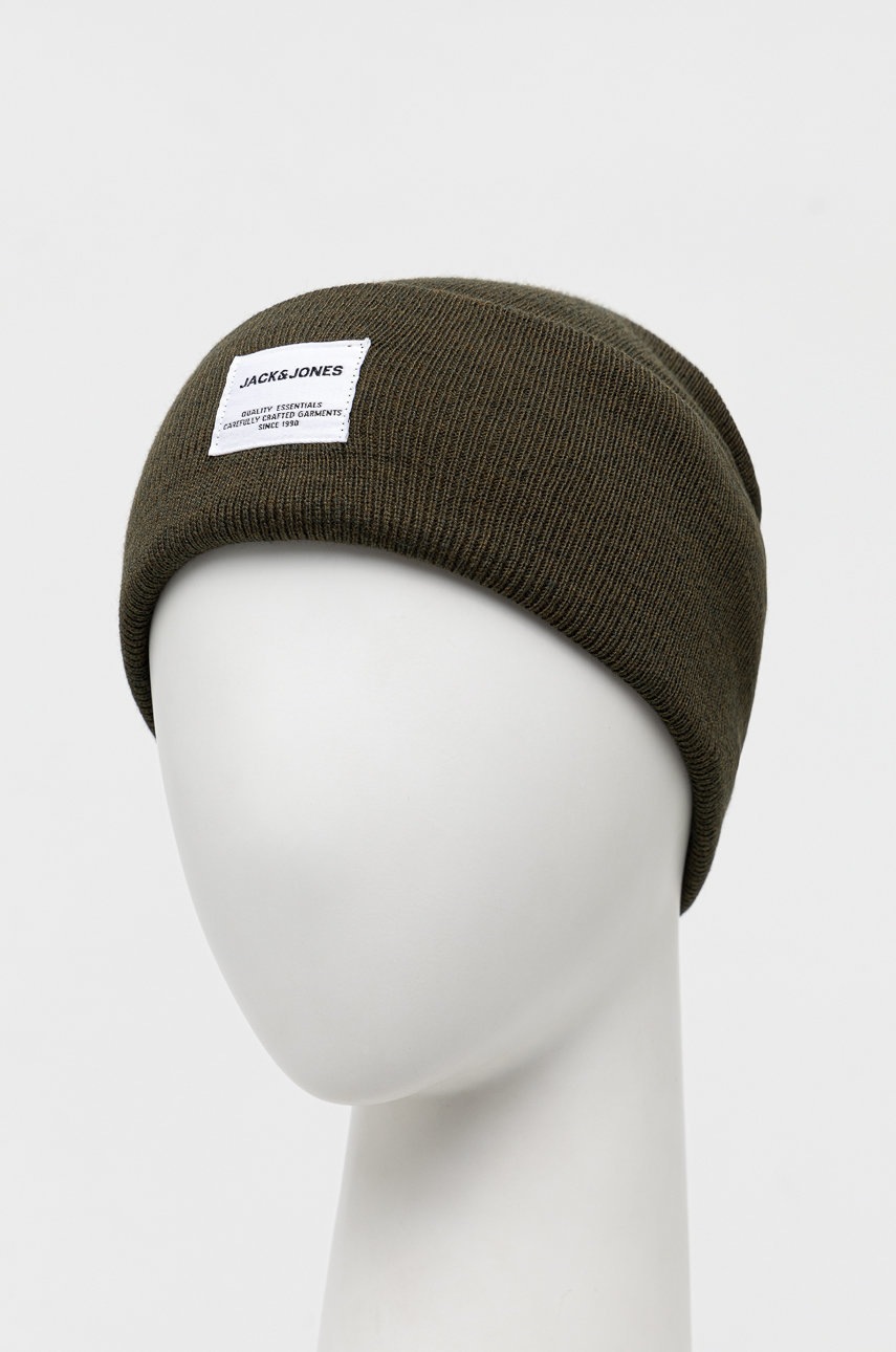 

Шапка Jack & Jones цвет зелёный